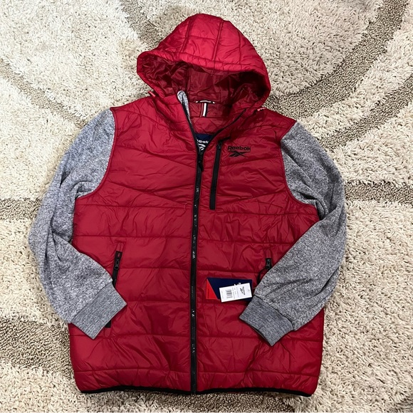 Reebok new with tags Men’s jacket/vest light puffer - Picture 2 of 9